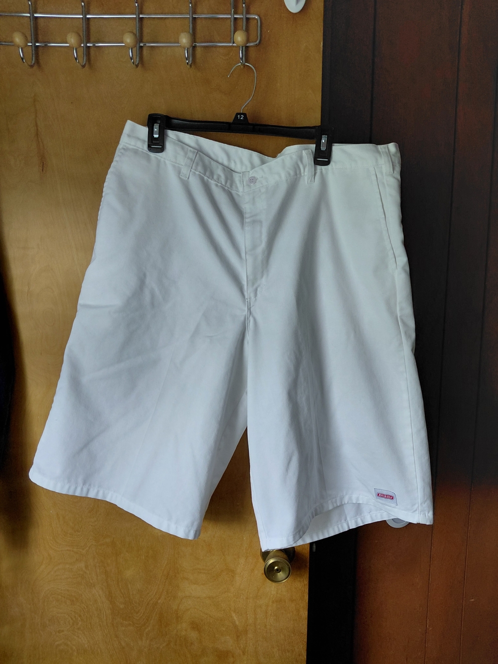 Vintage New 2000 Dickies White Men's Cargo Shorts Size 38x30